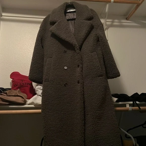 Zara teddy Jacket long - Picture 4 of 6
